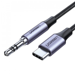 Cablu adaptor audio AV143 USB TypeC T la Jack 3.5mm T UGREEN
