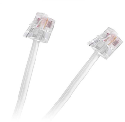 Cablu telefon extensie alb 5m RJ11 
