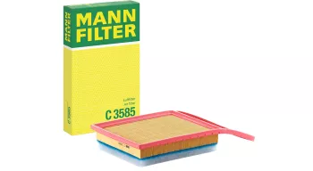 Filtru de aer auto original MANN-FILTER C 3585 pentru CITROEN FIAT MITSUBISHI PEUGEOT TOYOTA- RESIGILAT 