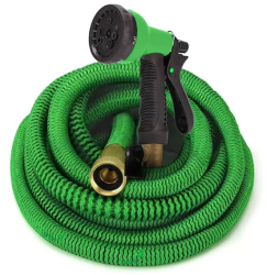 Furtun de gradina extensibil KlaussTech de 7.5m la 37m verde 