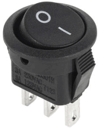 Intrerupator 3 pini ON-OFF 3A 250V cu retinere 