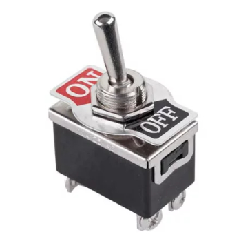 Intrerupator ON-OFF dublu 6A 250V KN3-201 cu retinere 