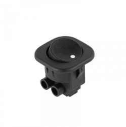 Intrerupator ON-OFF RS101 negru 3A 230V cu retinere 