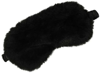 Masca de dormit cu puf marime universala Gonga® Negru 
