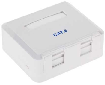 Priza dubla UTP CAT6 RJ45 8p8c 