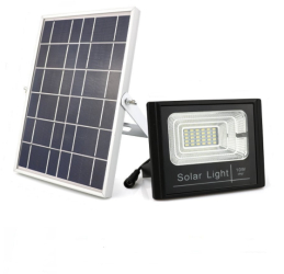 Proiector Cu Panou Solar Klausstech 42 De Led-uri Telecomanda Ip66 Putere 10w Usor De Instalat Design Ergonomic Destinat Pentru Exter 