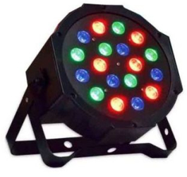 Proiector KlaussTech Tip Led Cu Lumini Colorate 18 Led-uri Rgb Dmx Evenimente 