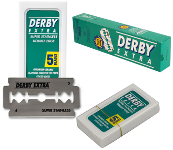 Set de lame de ras Derby 10 piese lame de barbierit de precizie durabile pentru barbierit lame traditionale 