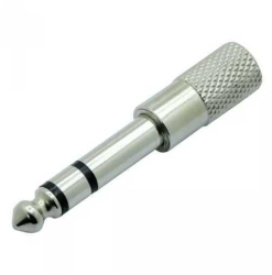 Adaptor STEREO Jack 6.3 mm la 3.5 mm din metal 
