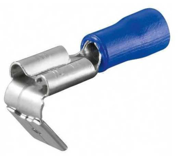 Conector papuc tata+mama albastru 6.4x0.8mm Goobay 