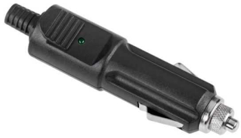 Mufa bricheta auto tata cu siguranta 3A + martor LED 