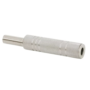 Mufa Jack 6.3 mm stereo mama metal 