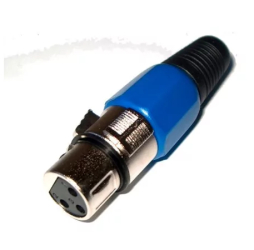Mufa XLR mama albastru 