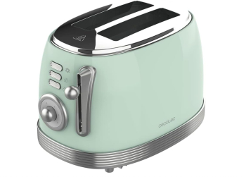 Prajitor de paine Cecotec ToastTaste 800 Vintage Light Green 850W 2 Felii verde 03209 - RESIGILAT