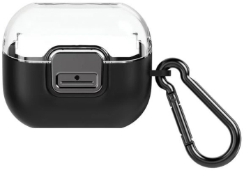 Husa pentru casti Samsung ABS Pentru Galaxy Buds3 / Buds3 Pro Transparent / Negru 