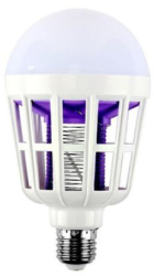 Bec Led Anti-insecte KlaussTech Cu Lampa Uv Putere De 15 W Material Pp+pc Voltaj 180-265v Fasung Normal E27 Culoare Alb 