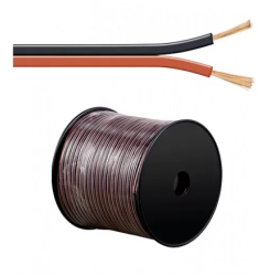 Cablu boxe 2x4mm CCA rosu/negru Goobay 15025 