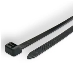 Coliere plastic 7.2mm x 50cm negru 50buc 