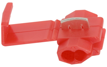 Conector rapid adaugare cablu max 1mm 4.5x20mm rosu 