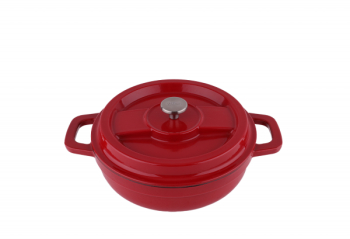 Cratita Zilan Din fier turnat sub presiune puternica 2.1L Diametru 24 cm Inaltime 7 cm 