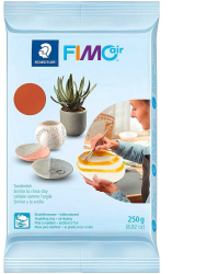 Lut de modelaj cu uscare la aer FIMOair 250g Maro teracota 