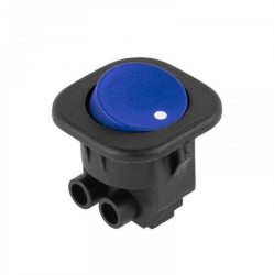 Intrerupator ON-OFF RS101 albastru 3A 230V 1 contact cu retinere 