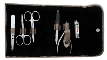 Set de manichiura 1086 cu 6 piese. Foarfece pentru unghii Vekal. 