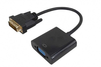 Cablu adaptor DVI-D 24+1 tata la VGA mama 0.2m 