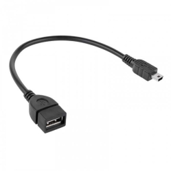 Cablu OTG USB mama - mini USB tata 0.1m Case Marcat Fiscale 
