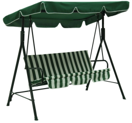 Leagan/balansoar KlaussTech Pentru Gradina Terasa 3 Locuri 178 X 153 X 106 Cm Structura Metal 