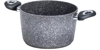 Oala marmorata antiaderenta Aeternum Madame Petravera 3.0 cu inductie Diametru 20 cm - SECOND 