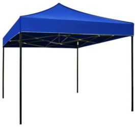 Pavilion Pliabil KlaussTech Albastru 3x3m Cadru Metalic 