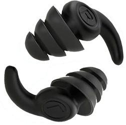 Set dopurile de urechi reutilizabile Gonga® Negru 