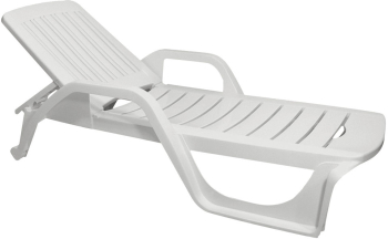 Sezlong Multifunctional Klausstech Pentru Exterior Dimensiuni 190 X 71 X 46 Spatar Reglabil Stivuibil Greutate 10 Kg Material Plastic 