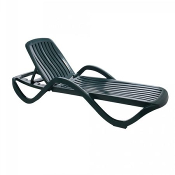 Sezlong Multifunctional KlaussTech Pentru Plaja Sau Piscina Structura Din Plastic Rezistenta La Uv Ajustare A Spatarului Rezistent La Um 