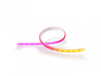 Banda LED RGB inteligenta Philips Hue Gradient Lightstrip Bluetooth 20W 1600 lm lumina alba si color 2000-6500K IP20 2 metri 
