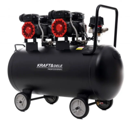 Compresor fara ulei Kraft&Dele KD1387 100 l 2 x 1500W 290 L/min 