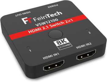 Comutator FeinTech VSW12100 Switch HDMI 2.1 2 in 1 pentru Xbox PS5 - RESIGILAT 
