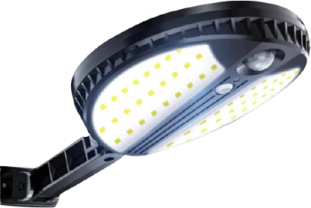 Lampa Solara Cu Senzor Klausstech Rotunda 70 Led-uri Rezistenta La Intemperii Si Apa Usor De Instalat Fara Fire Design Compact Si Ergon 