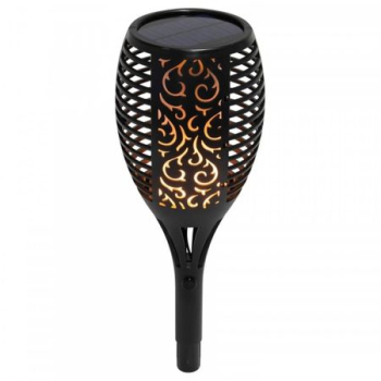 Lampa Solara KlaussTech De Gradina Torta 72 Led-uri Efect Real De Flacara Pornire/oprire Automata Rezistenta La Intemperii Design Moder 