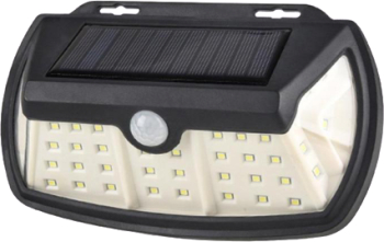 Lampa Solara Klausstech Economica 42 De Led-uri Ergonomica Usor De Instalat Design Modern Consum Redus De Energie Negru 