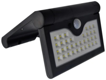 Lampa Solara KlaussTech Pliabila Senzor De Miscare 3 Tipuri De Usor De Instalat Waterproof Destinata Pentru Exterior Design Compact Si 