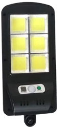 Lampa Stradala KlaussTech Solara cu Telecomanda LED 2200 mAH Protectie IP65 Iluminare 12 h Material ABS 1500 lm 10 W Negru 