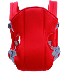 Marsupiu pentru bebelusi si copii multifunctional culoarea rosu pana la 15 kg 