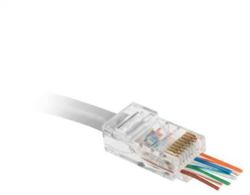 Mufa RJ45 8P8C CAT5E PASS THROUGH SOLID EUROKOMP E5849 TEL0071 