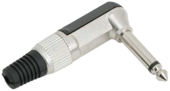 Mufa tata 6.3 mm mono Jack 90 executie ranforsat 