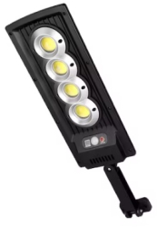 Reflector lampa solara KlaussTech 40W 3 moduri de lumina senzor telecomanda acumulator 1200mAh 