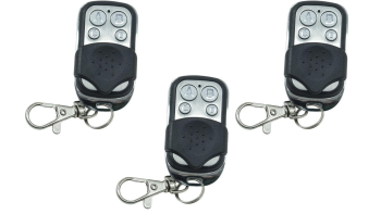 Set 3 telecomenzi universale cod fix cu frecventa de 433 92 MHz pentru poarta automata - RESIGILAT 