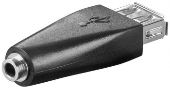 Adaptor USB 2.0 A mama - Jack 3.5 mm 3 pini mama Goobay 