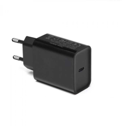 Alimentator incarcator 230V AC - QC 3.0 USB TYPE C 3.1 alb 5V-3A 9V-2A 12V-1.5A negru 